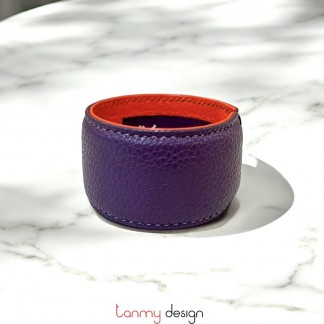 Leather Cuff - size L ( different colors )